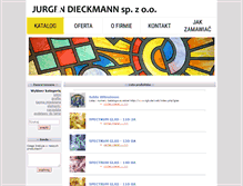 Tablet Screenshot of dieckmann.pl