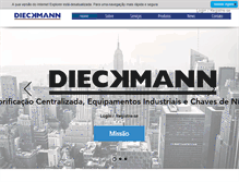 Tablet Screenshot of dieckmann.com.br